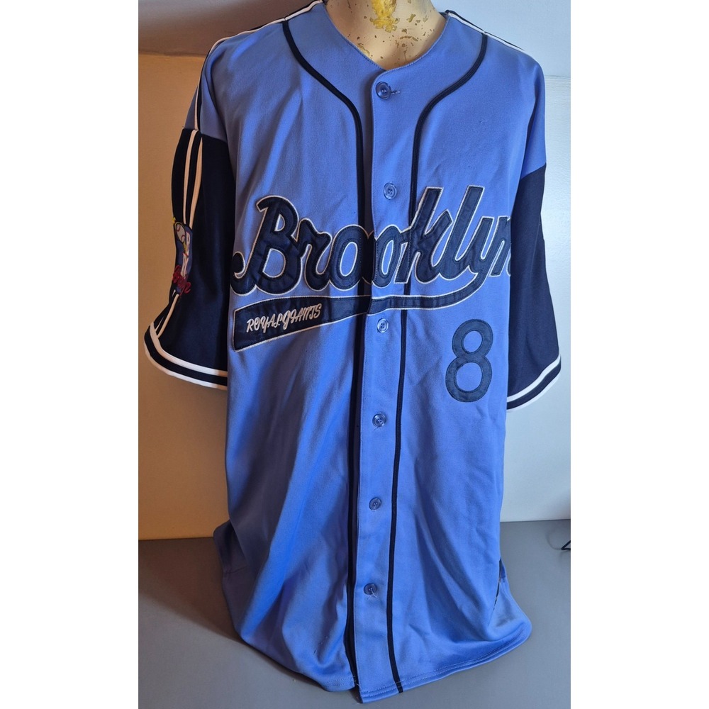 Headgear Classics Brooklyn Royal Giants Negro Leagues #8 Jersey 3XL Blue